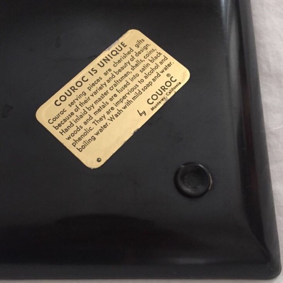 Vintage Couroc of Monterey Serving Tray - Picture 4 of 4